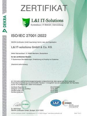 Zertifikat ISO_IEC 27001_2022 DS-0722046_1 de-001